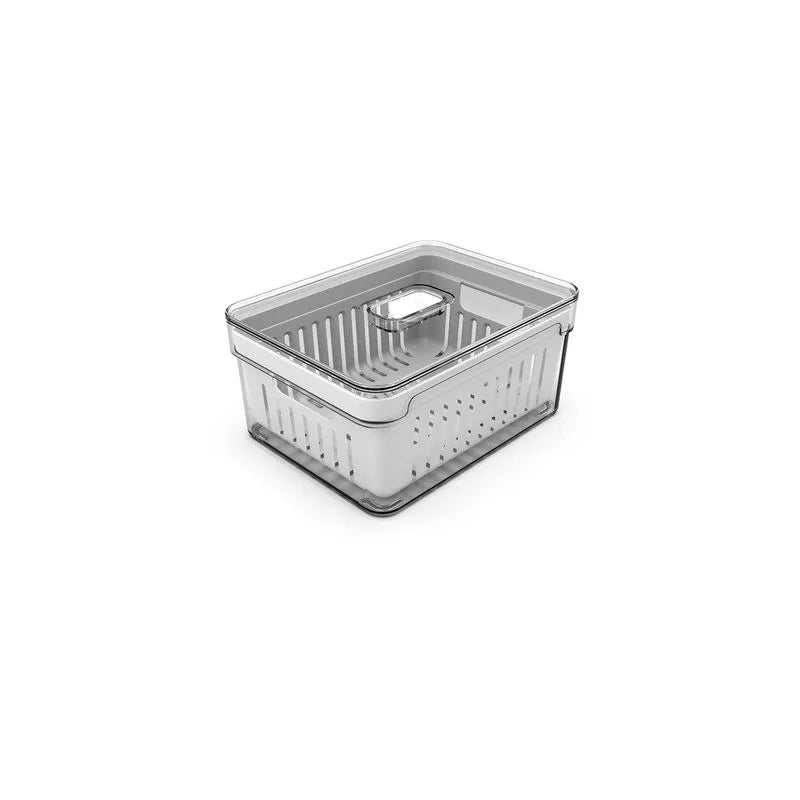 Organizador Clear Fresh C/Cesto 2,2L 20X15X9,5