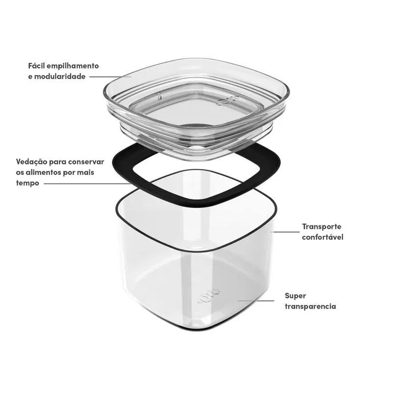 Pote Hermético Block 0,45L