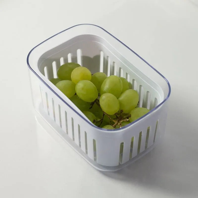 Organizador Clear Fresh C/ Cesto 0,65L 10X14,5X7,5