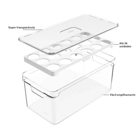 Organizador De Ovos 36un - 30x15x13