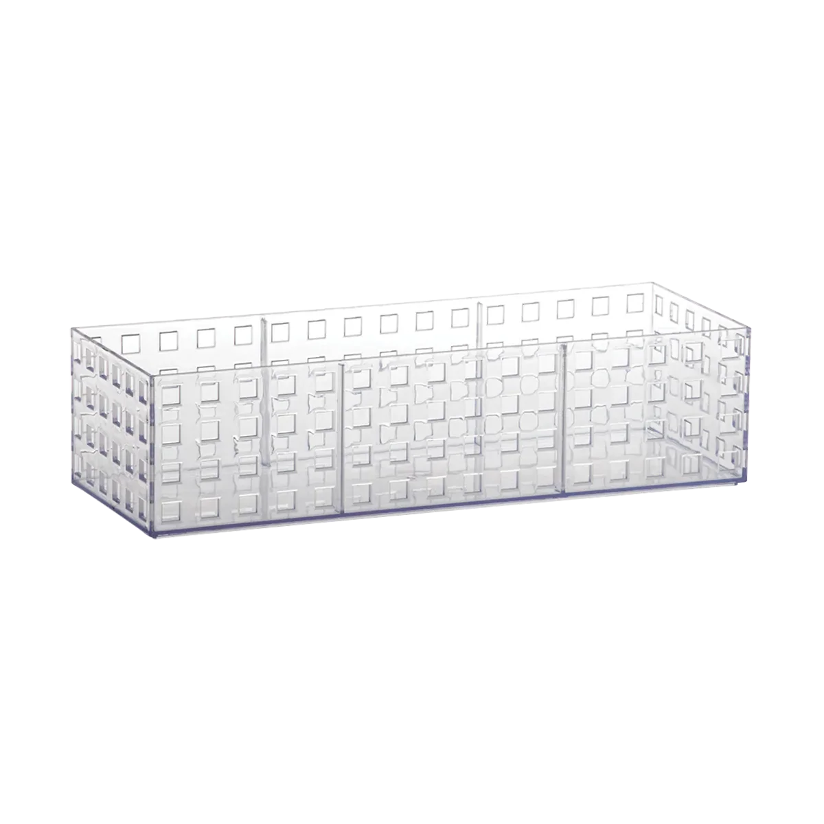 Organizador Empilhavel 32X11,5X8 Quadratta Cristal