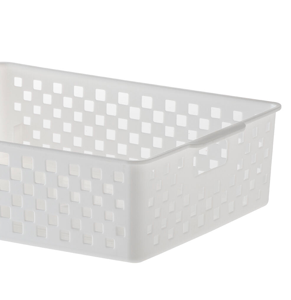 Cesto Organizador Quadratta 27X12X12 Branco