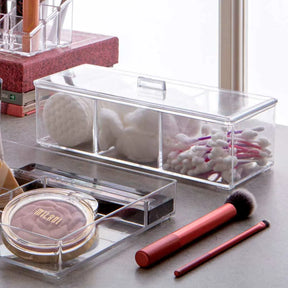 Organizador de Cosmeticos c/ Divisoria 23X9X8,5cm