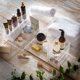 Organizador Empilhavel 16X11,5X8 Quadratta Cristal